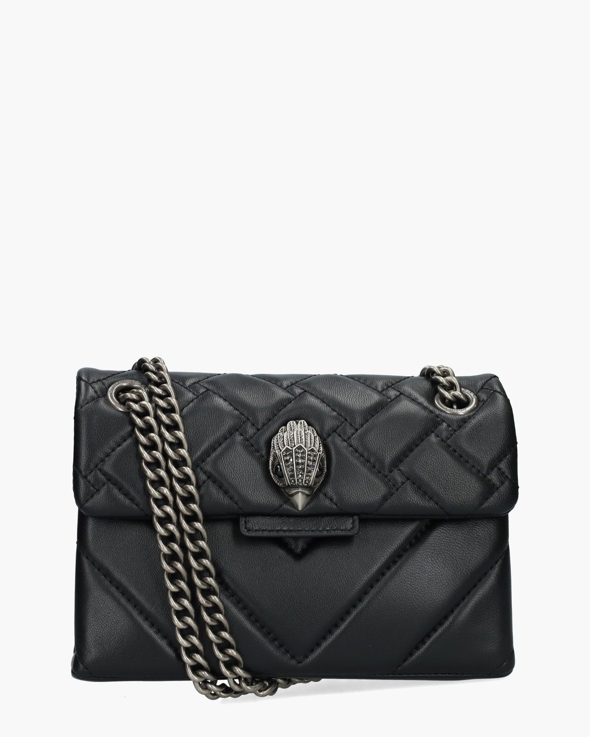 Kurt Geiger Mini Leather Kensington X Zwart/Zilver