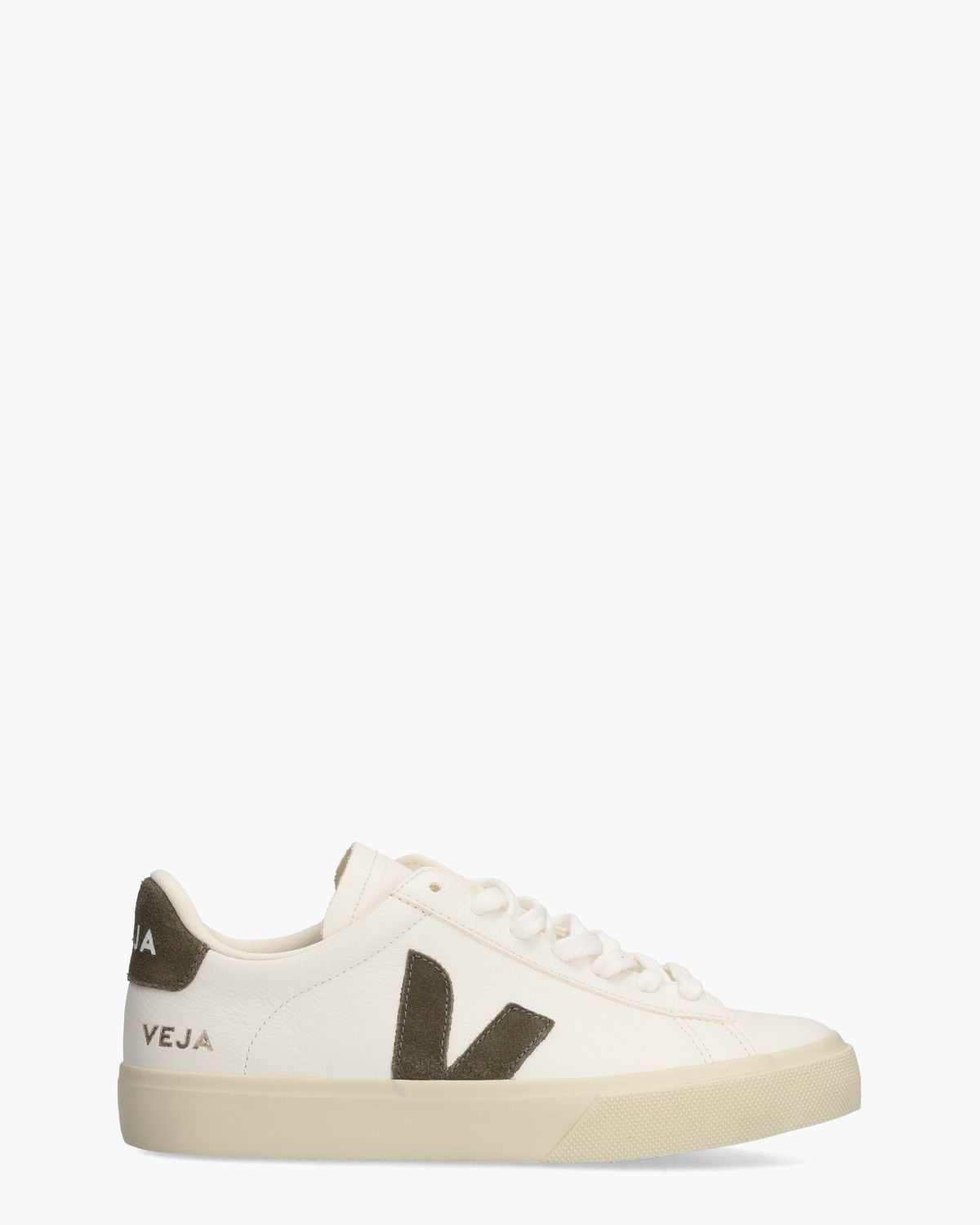 Veja Campo Leather Wit/Groen