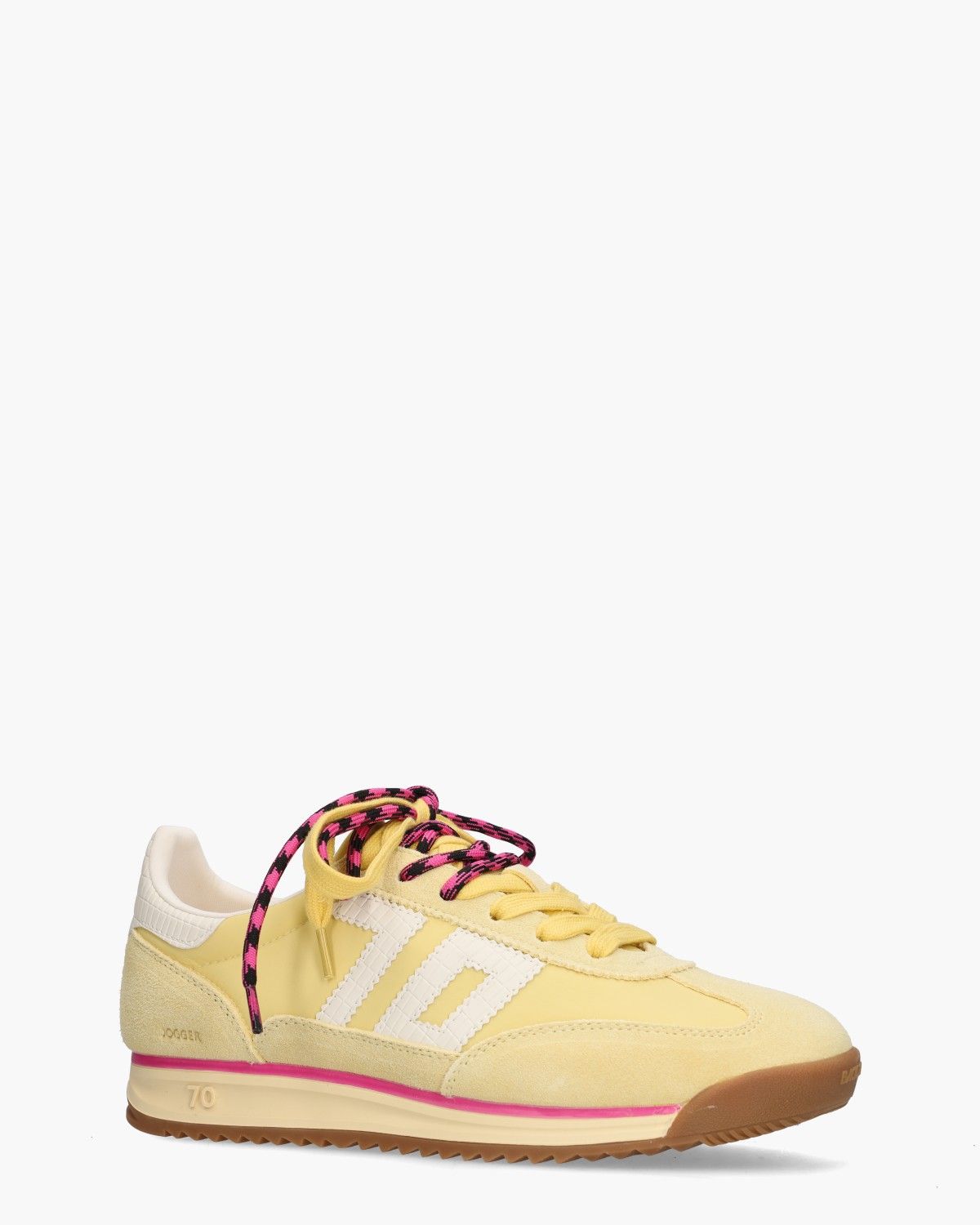 Jogger Spongy Nylon Lichtgeel