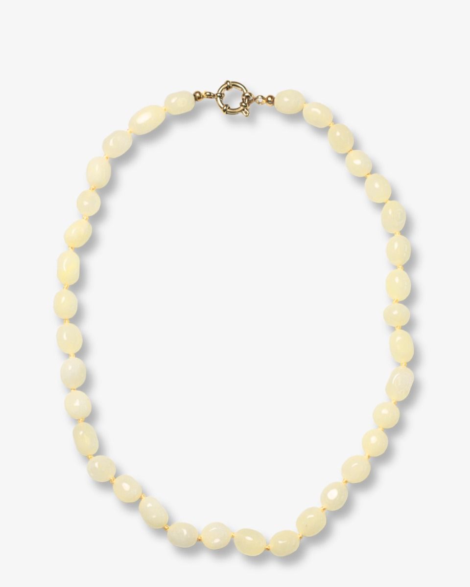 Bonnie Studios Bobby Necklace Lichtgeel Ketting