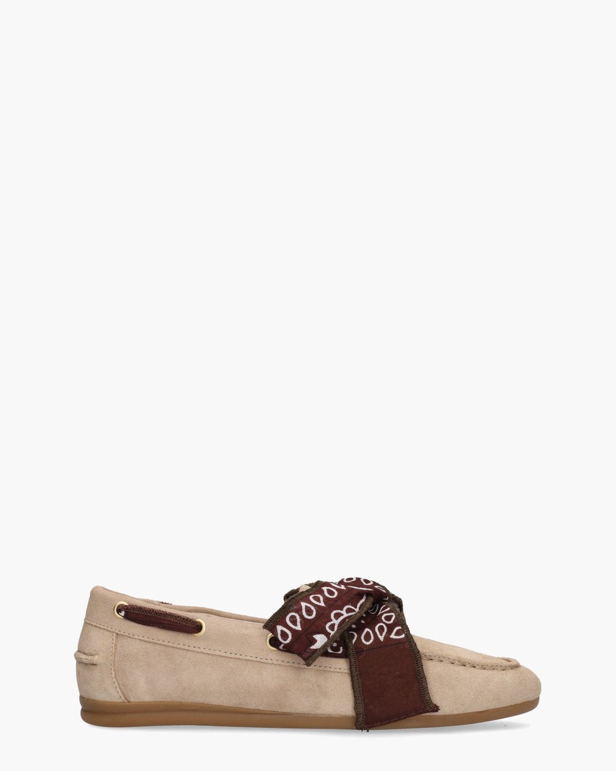 Toral Nahua Bandana Beige Damesloafers