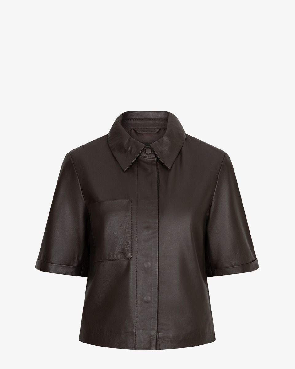 Goosecraft Bodie Donkerbruin blouse