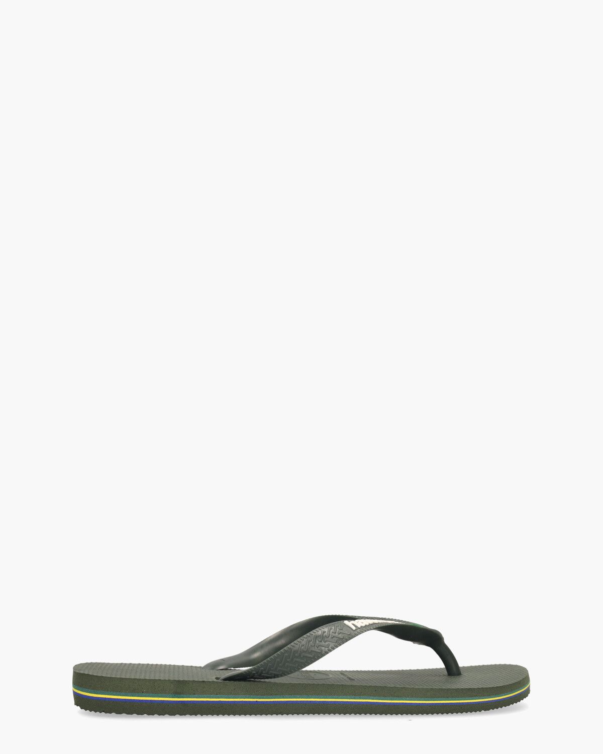 Havaianas Brasil Logo Donkergroen